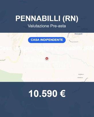 Immobile in asta di 142 m² a Pennabilli