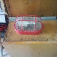 plafoniera ovale tartaruga da esterno o garage


