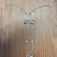 Collana e orecchini Swarovski