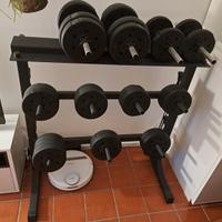 Manubri e rastrelliera