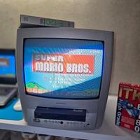 Televisore CRT 14" TV - VHS - Android