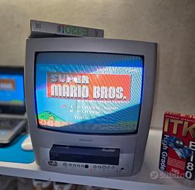 Televisore CRT 14" TV - VHS - Android