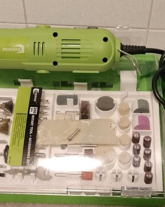 Mini smerigliatrice tipo Dremel + molti accessori