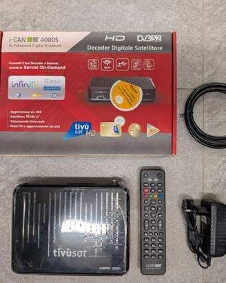 Decoder satellitare ADB i-CAN 4000S