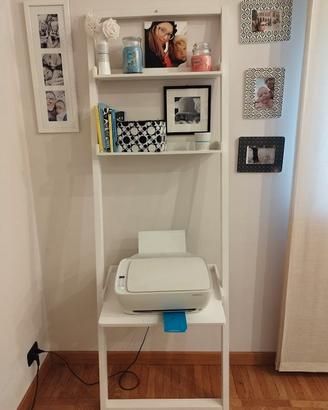 Libreria a scala con scrittoio/porta stampante