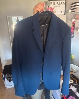 giacca zara blu