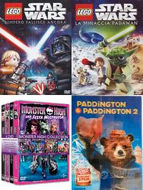DVD per ragazzi a scelta -Monster-Paddington-Wars