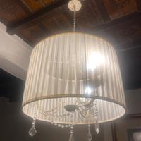 Lampadario, 2 appliques, lampada da tavolo