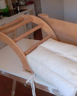 Arco Dondolo Montessori con Cuscino e Rampa