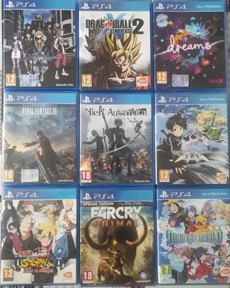 Videogiochi Nintendo Switch, Ps4 e Nintendo 3DS