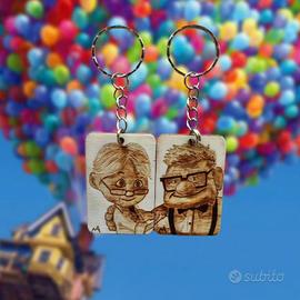 Portachiavi Coppia lui lei UP CARL & ELLIE idea