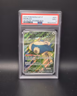 Pokémon PSA 9 Mint - Snorlax 051 – Promo SVP – 151