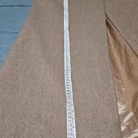 Cappotto Donna Color Tortora Misto Lana Tg XL/XXL