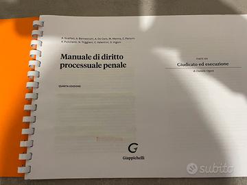 Manuale di diritto processuale penale