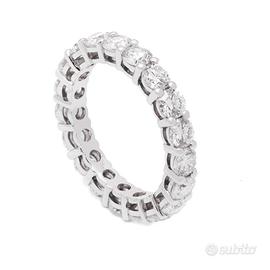 Anello eternity 2,85ct