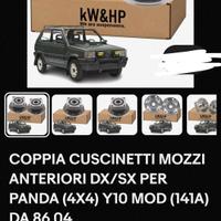 cuscinetti mozzi anteriori panda 4x4 mod 141