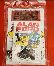 Alan Ford n.58 Anastatica Gazzetta Poster+Adesivi