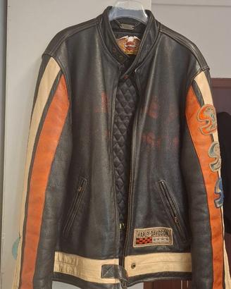 Giubbotto pelle Harley Davidson Vintage taglia L.