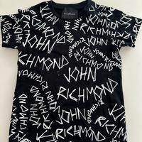 Tshirt Richmond nera bambino 5 anni