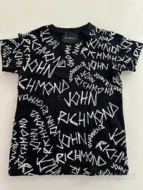 Tshirt Richmond nera bambino 5 anni