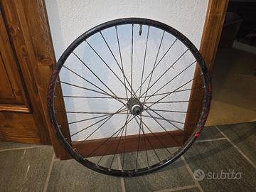 cerchi e pacco pignoni mountain bike
