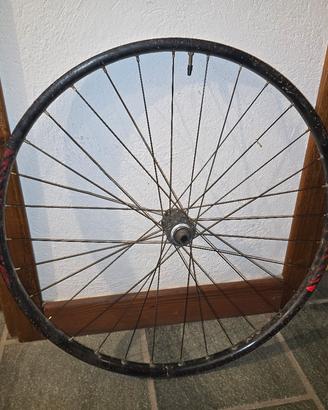 cerchi e pacco pignoni mountain bike