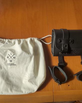 Borsa moto in pelle Kappa
