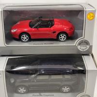 Set 2 Modellini Porsche: Cayenne & Boxster 