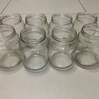 10 barattoli in vetro per conserve