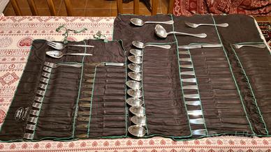 Christofle "Les Perles" Louis Seize 65 pezzi da 12