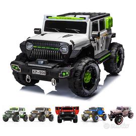 AUTO ELETTRICA BAMBINI MACCHINA SUV JEEP 2 POSTI