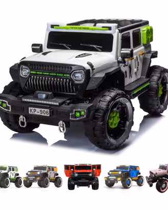 AUTO ELETTRICA BAMBINI MACCHINA SUV JEEP 2 POSTI