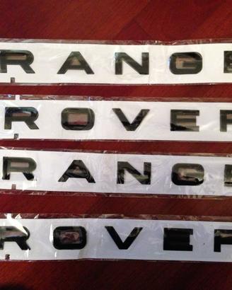 Scritte Range Rover Ecoque/Sport nere altei coloru
