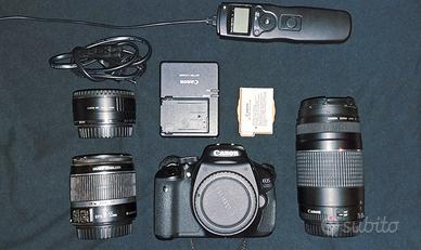 Kit Canon EOS 600D Completo – 2 Obiettivi + Macro