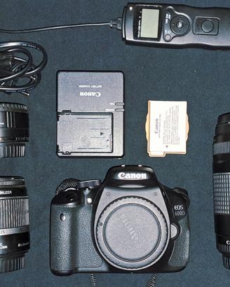 Kit Canon EOS 600D Completo – 2 Obiettivi + Macro