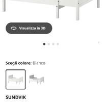 Letto Ikea allungabile 