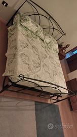 letto matrimoniale in ferro battuto
