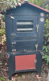 Forno a legna da esterno a cottura indiretta