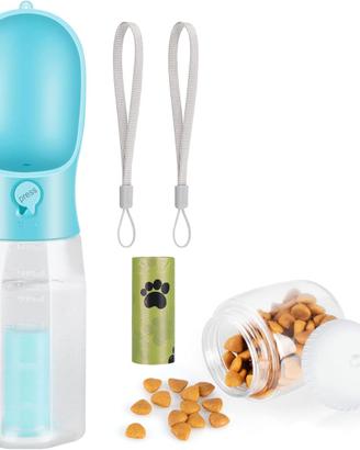 Zivacate Borraccia Cani Portatile 600 ML Bottiglia