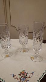 3   SERVIZI  BICCHIERI da TAVOLA- CRISTALLO
