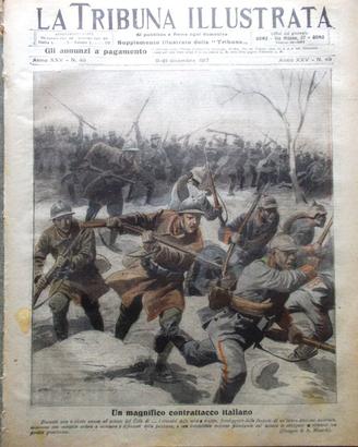 La Tribuna Illustrata 9 Dic 1917 WW1 Aviazione