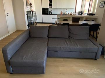 Divano Letto Angolare IKEA FRIHETEN Grigio Scuro c