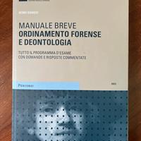Manuale Ordinamento forsense e deontologia