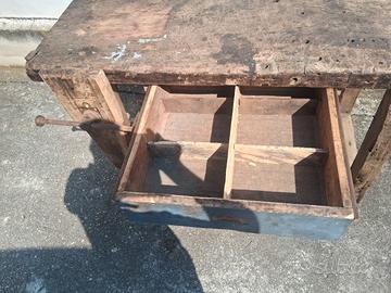 banco falegname antico 