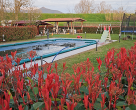 Affitto ampio giardino con piscina