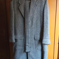 Cappotto uomo vera lana  con cintura