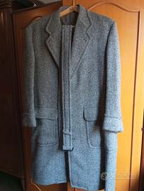 Cappotto uomo vera lana  con cintura