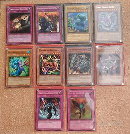 LOTTO 10 CARTE YU-GI-OH! RARE&VINTAGE X COLLEZIONE