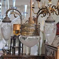 lampadario in ottone 4 luci