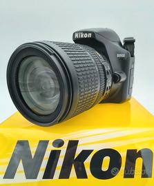 Nikon D3500+DX AF-S 18-105mm (Scatti 5.408) USATO